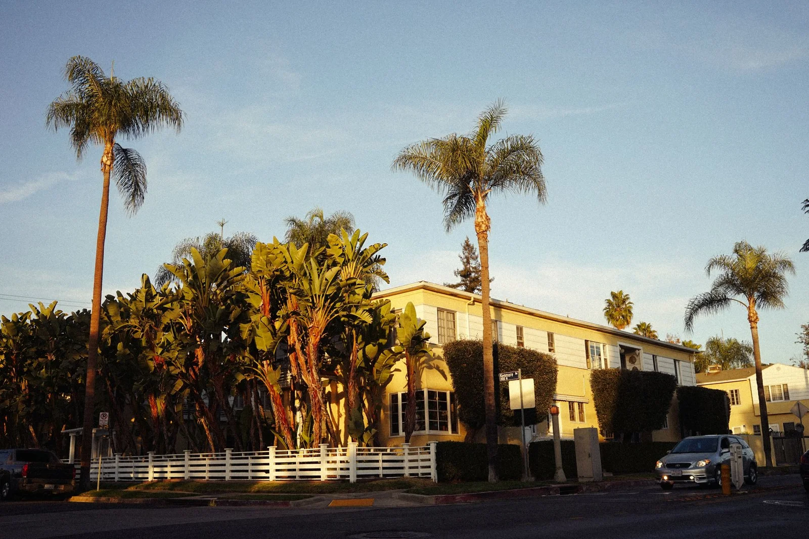 Residential street in a Westside neighborhood